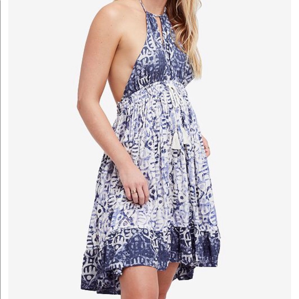 Free People Halter Mini Dress